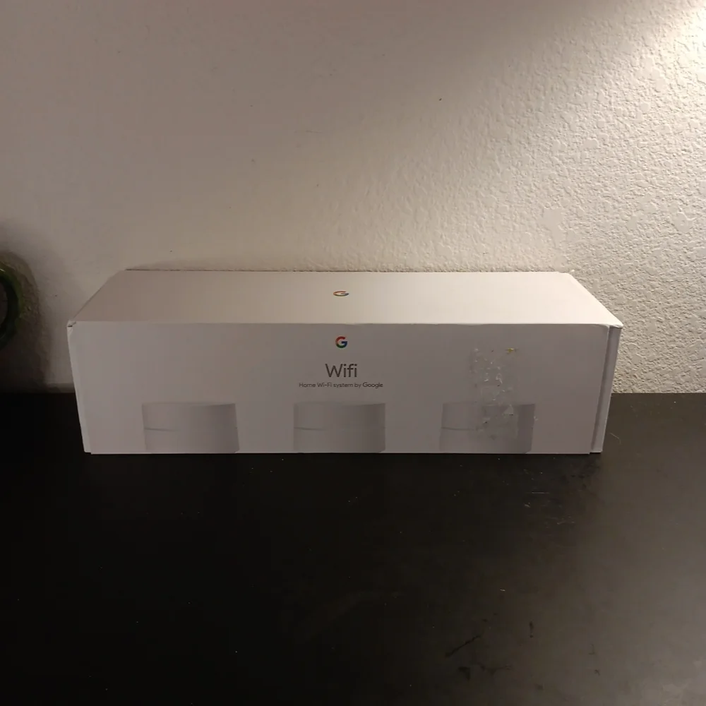 NEW IN BOX GOOGLE HOME WI-FI SYSTEM.MSRP $199
